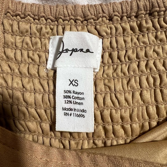 Elegant Tan Spaghetti Strap Dress - Picture 3 of 7